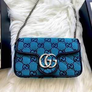 GG Marmont Multicolor small shoulder bag